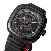 SEVENFRIDAY P3C/06 RACER III WITH LEATHER STRAP - Red Army Watches