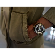 TACS Automatic Vintage Lens II - Telephoto Leather - Red Army Watches Malaysia