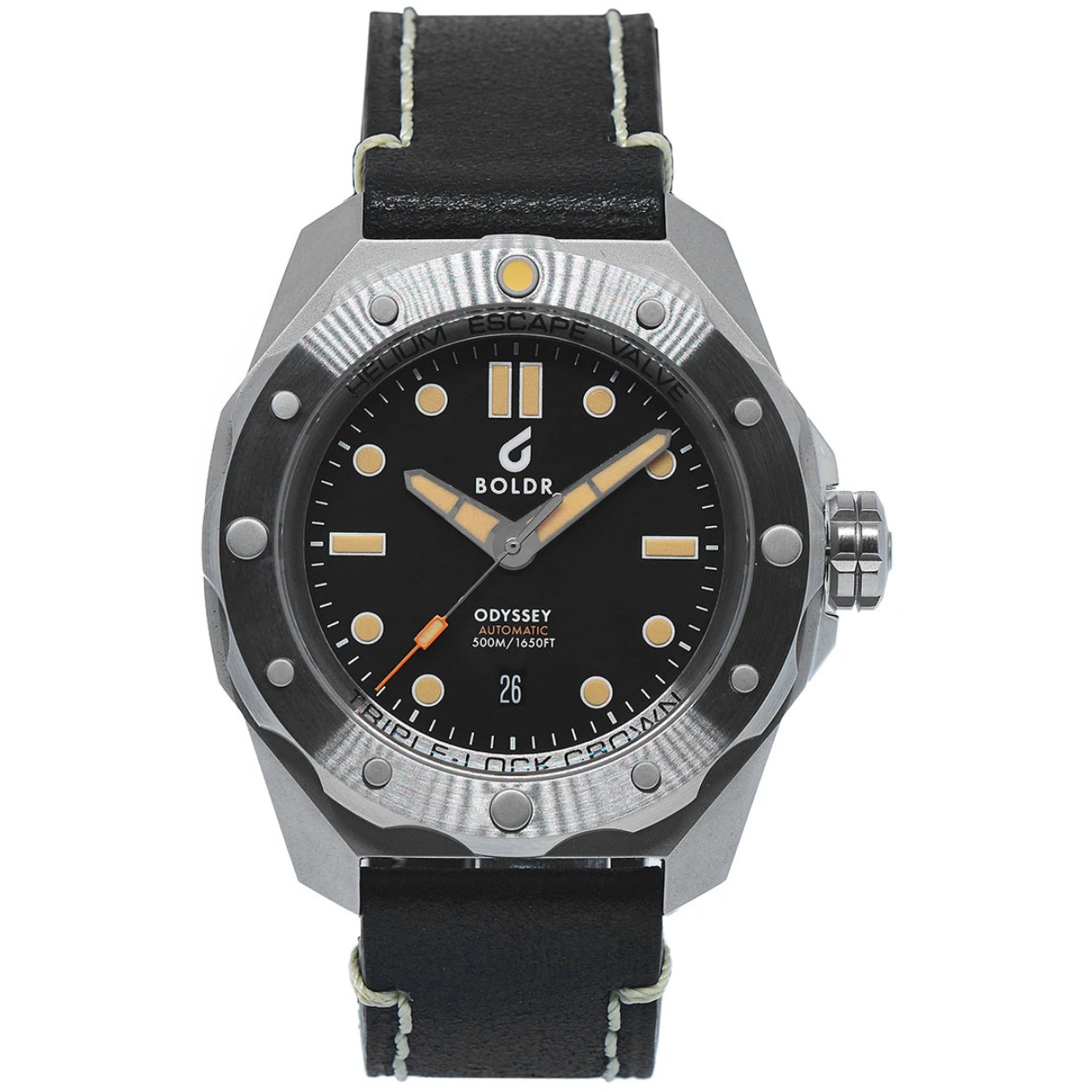 BOLDR Odyssey Vintage Black - Red Army Watches Malaysia