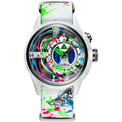 The ELECTRICIANZ Neon Z White Limited Edition - Red Army Watches