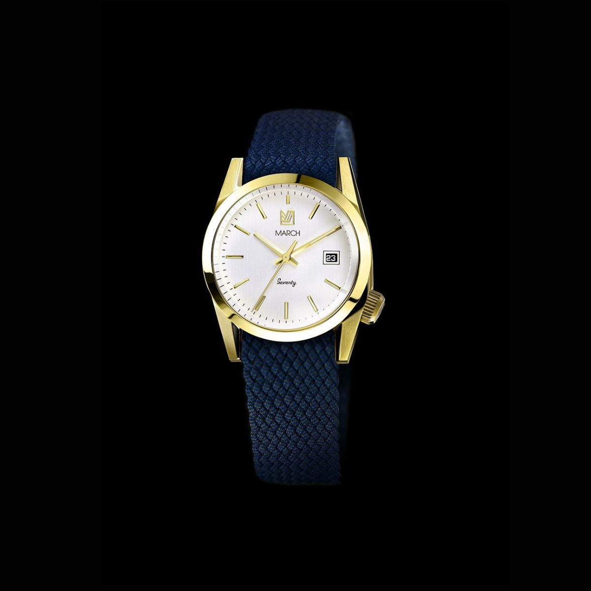 MARCH LA.B Seventy 5 – Silver Dial YG - Red Army Watches
