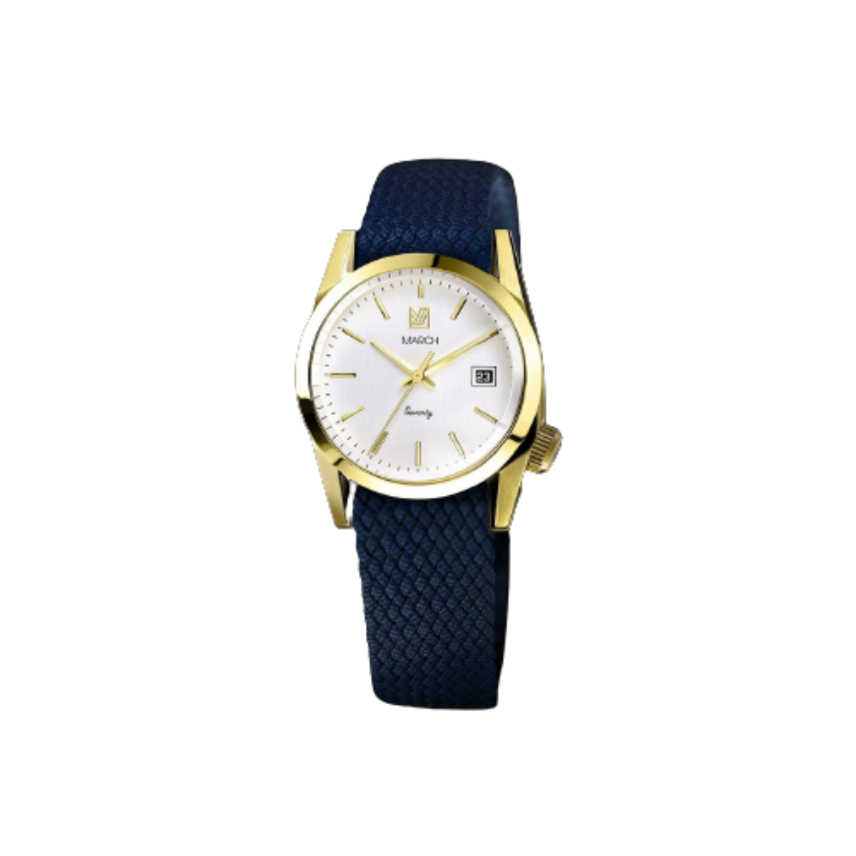 MARCH LA.B Seventy 5 – Silver Dial YG - Red Army Watches