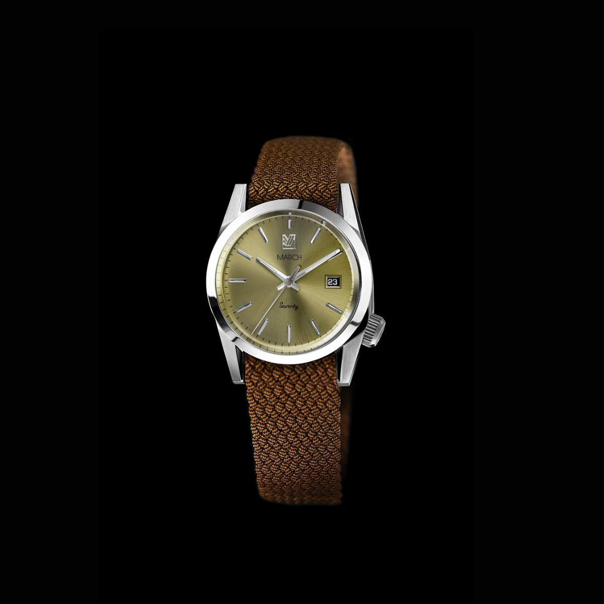 MARCH LA.B Seventy 2 – Gold Dial SS - Red Army Watches