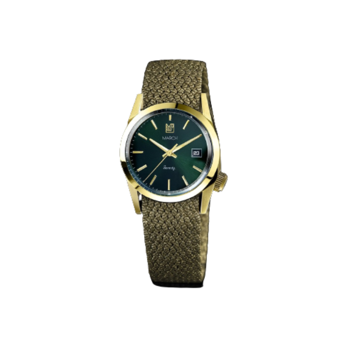 MARCH LA.B Seventy 6 – Green Dial YG - Red Army Watches
