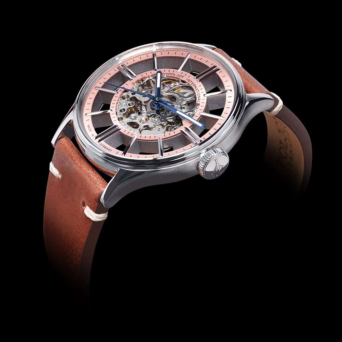 POLJOT INTERNATIONAL Vintage Skeleton 6114.1220103 - Red Army Watches