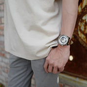 TACS Automatic Vintage Lens II - Telephoto Leather - Red Army Watches Malaysia