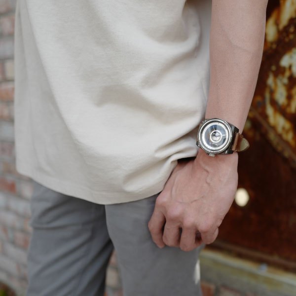 TACS Automatic Vintage Lens II - Telephoto Leather - Red Army Watches Malaysia