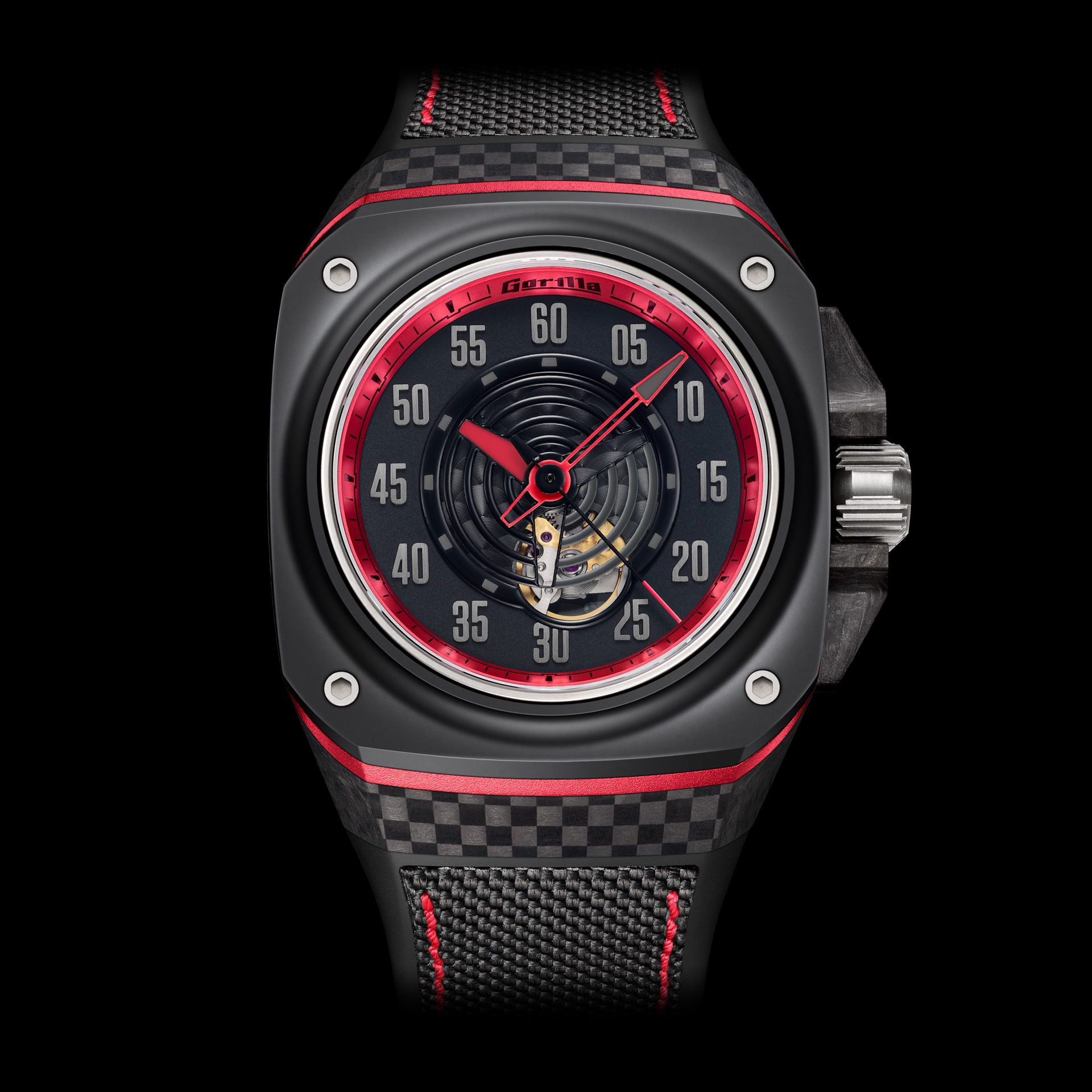 GORILLA Fastback Carbon GT Spectre - Red Army Watches Malaysia