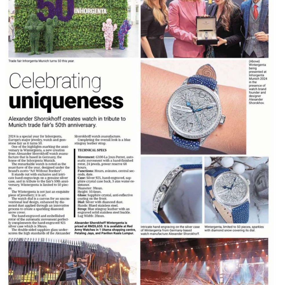 Alexander Shorokhoff - Munich Trade Fair's 50th Anniversary - Featured in The Star 2 June 2024