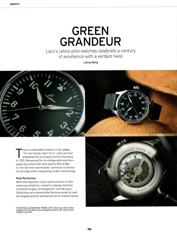 Green Grandeur. LACO featured in CROWN Oct 2024