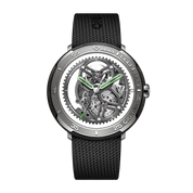CIGA DESIGN VECTOR CARBON FIBER SKELETON WATCH - Red Army Watches 