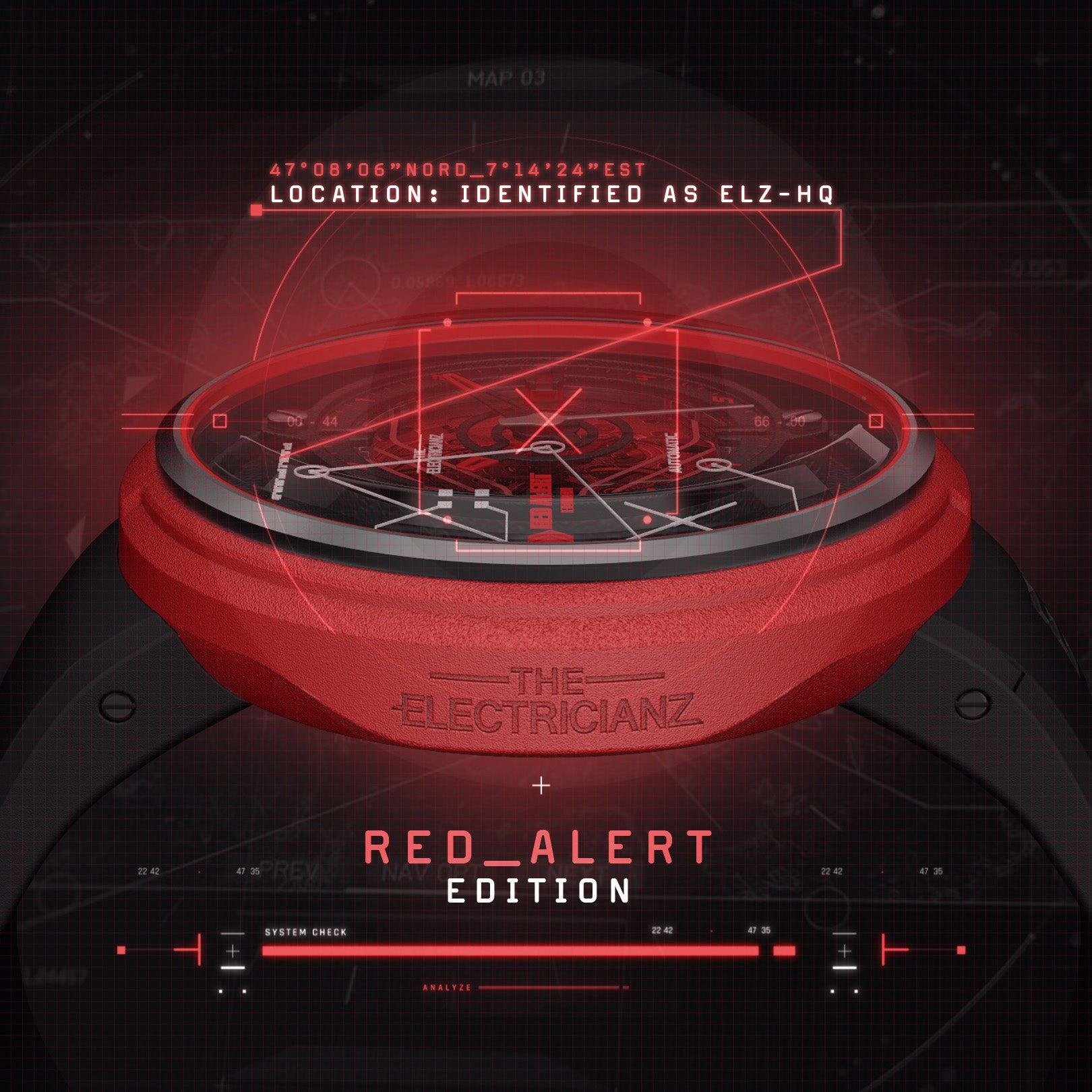 The ELECTRICIANZ Red Alert - Red Army Watches Malaysia
