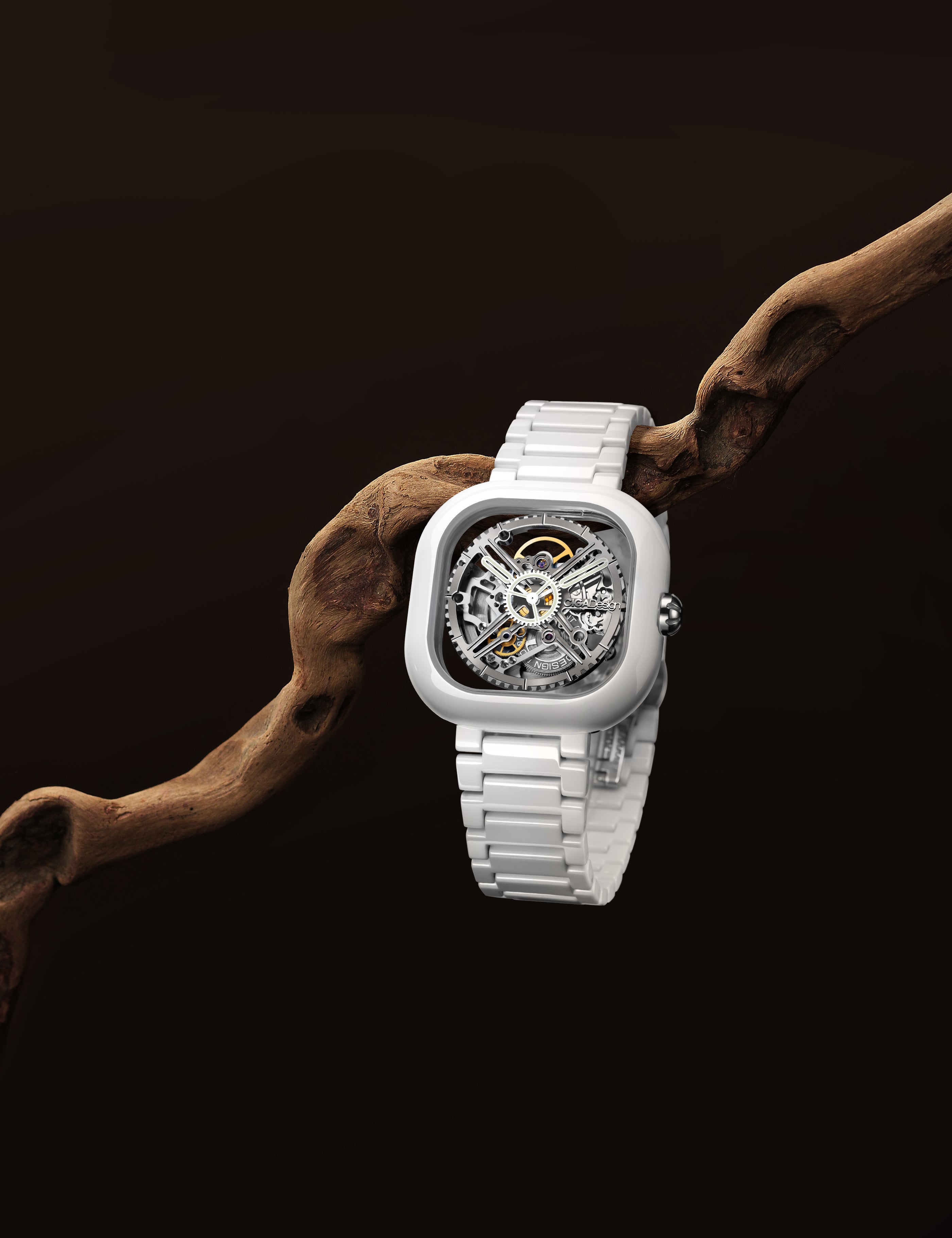 CIGA Design  Y Series · Eastern Jade - White Mechanical Watch - Red Army Watches 
