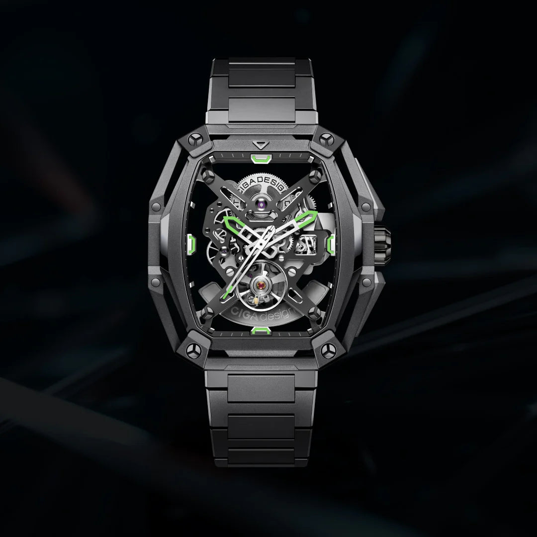 CIGA Design Z-Series Hunter Carbon Skeleton Automatic Watch