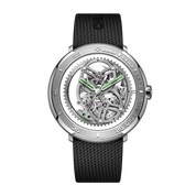 CIGA DESIGN VECTOR STAINLESS STEEL SKELETON WATCH - Red Army Watches 