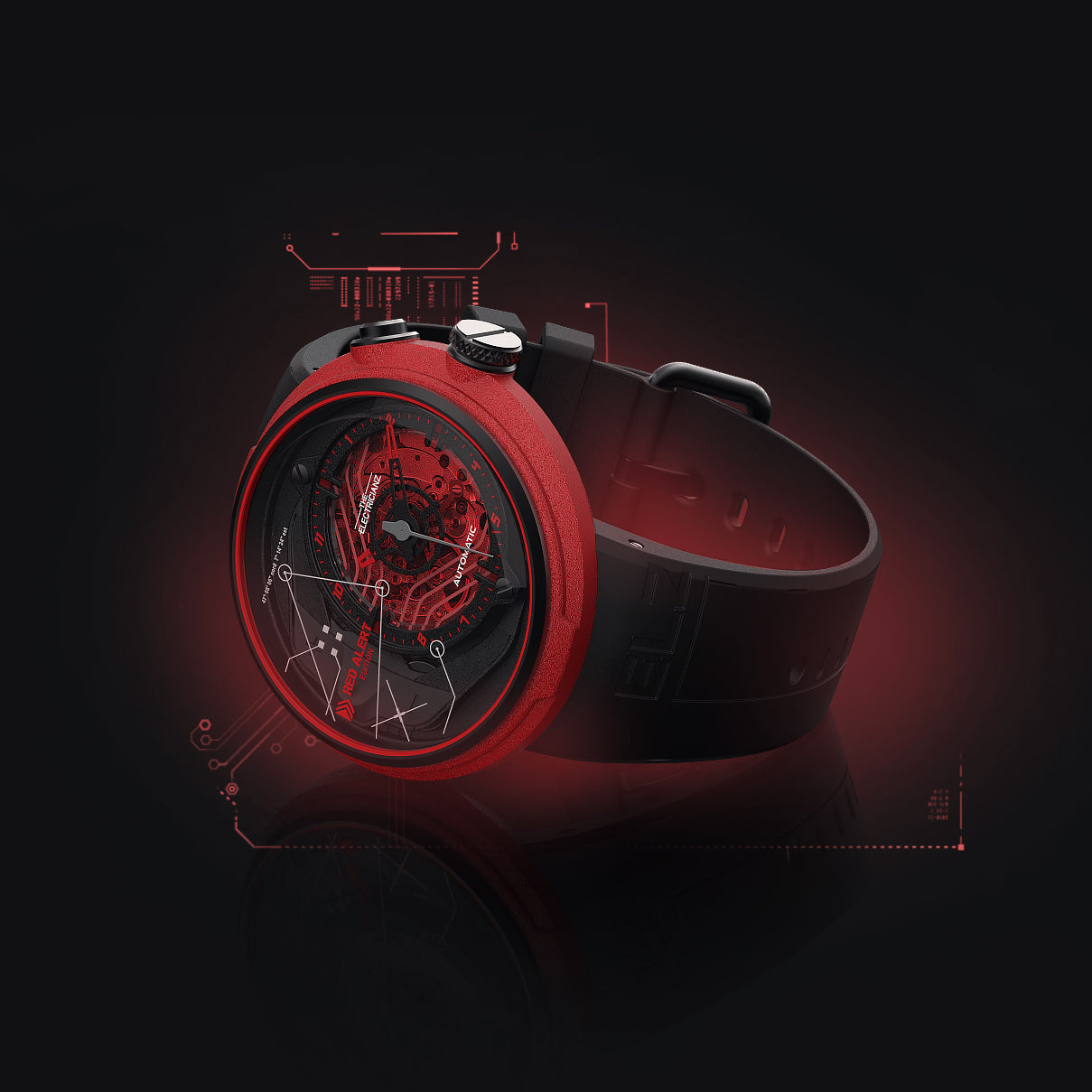 The ELECTRICIANZ Red Alert - Red Army Watches Malaysia