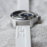 The ELECTRICIANZ Bionic Z 42mm White Rubber - Red Army Watches 