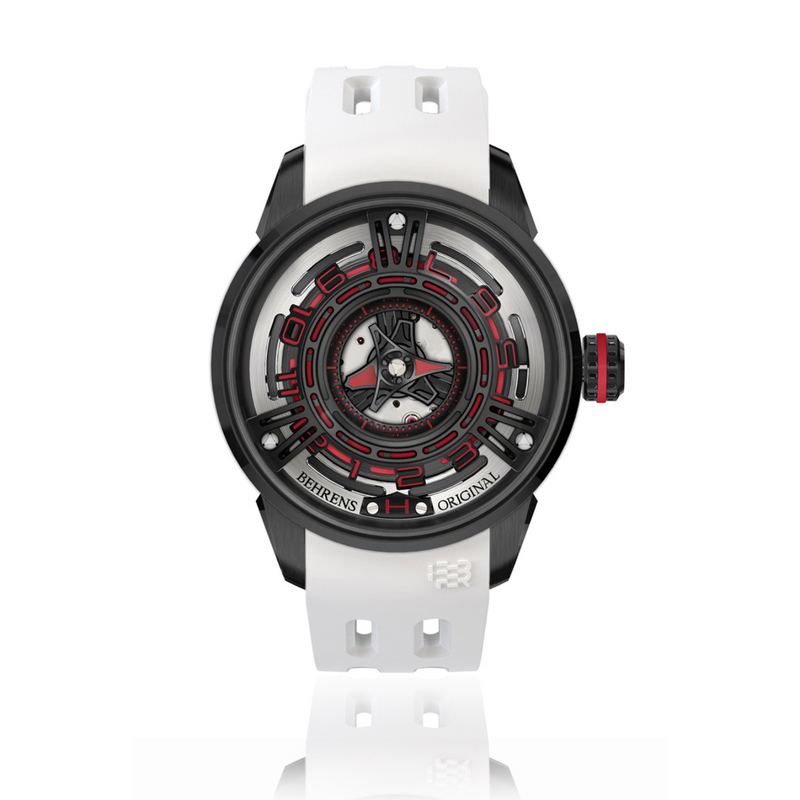 BEHRENS "STARSHIP" AUTOMATIC RED