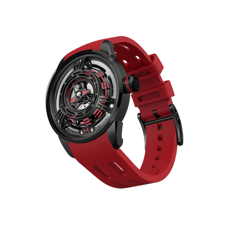 BEHRENS "STARSHIP" AUTOMATIC RED