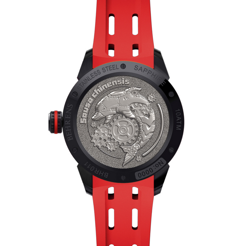 BEHRENS "STARSHIP" AUTOMATIC RED