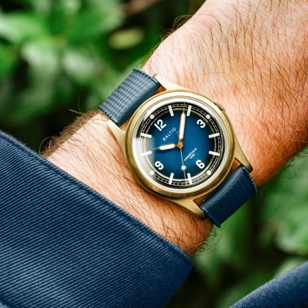 BALTIC HERMÉTIQUE TOURER BRONZE BLUE - Red Army Watches 