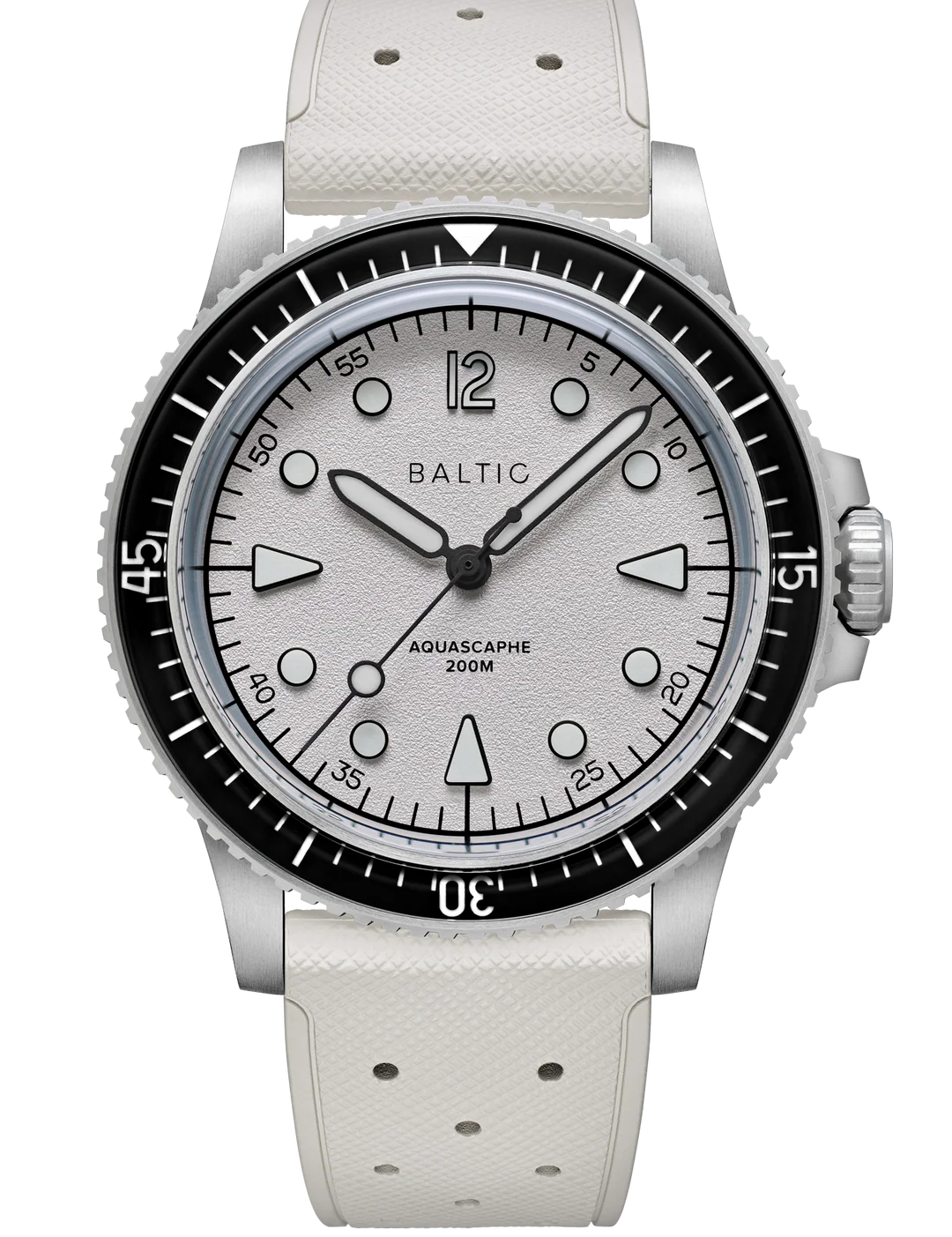 BALTIC AQUASCAPHE MK2 WARM SILVER (CLASSIC WARM SILVER RUBBER) - Red Army Watches 
