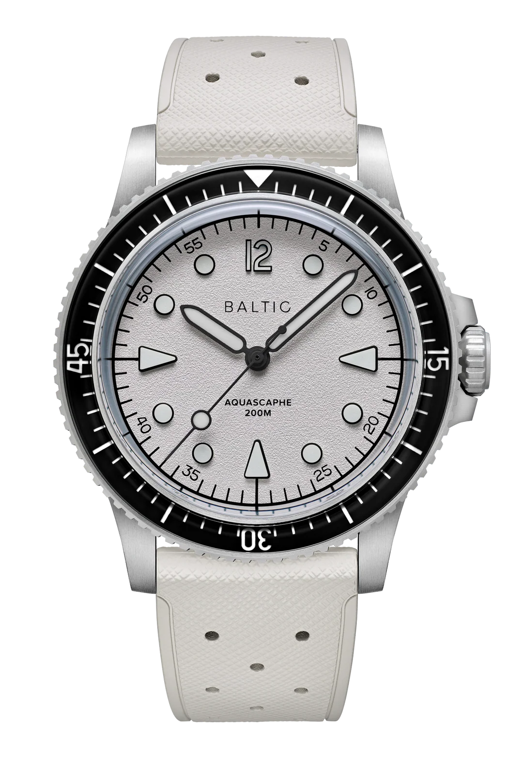 BALTIC AQUASCAPHE MK2 WARM SILVER (CLASSIC WARM SILVER RUBBER) - Red Army Watches 
