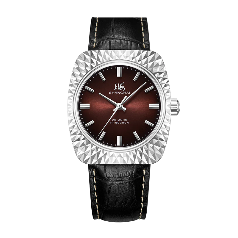 SHANGHAI ORIGINATE WATCH AESTHETE RETRO 7110 RED DIAL - Red Army Watches 