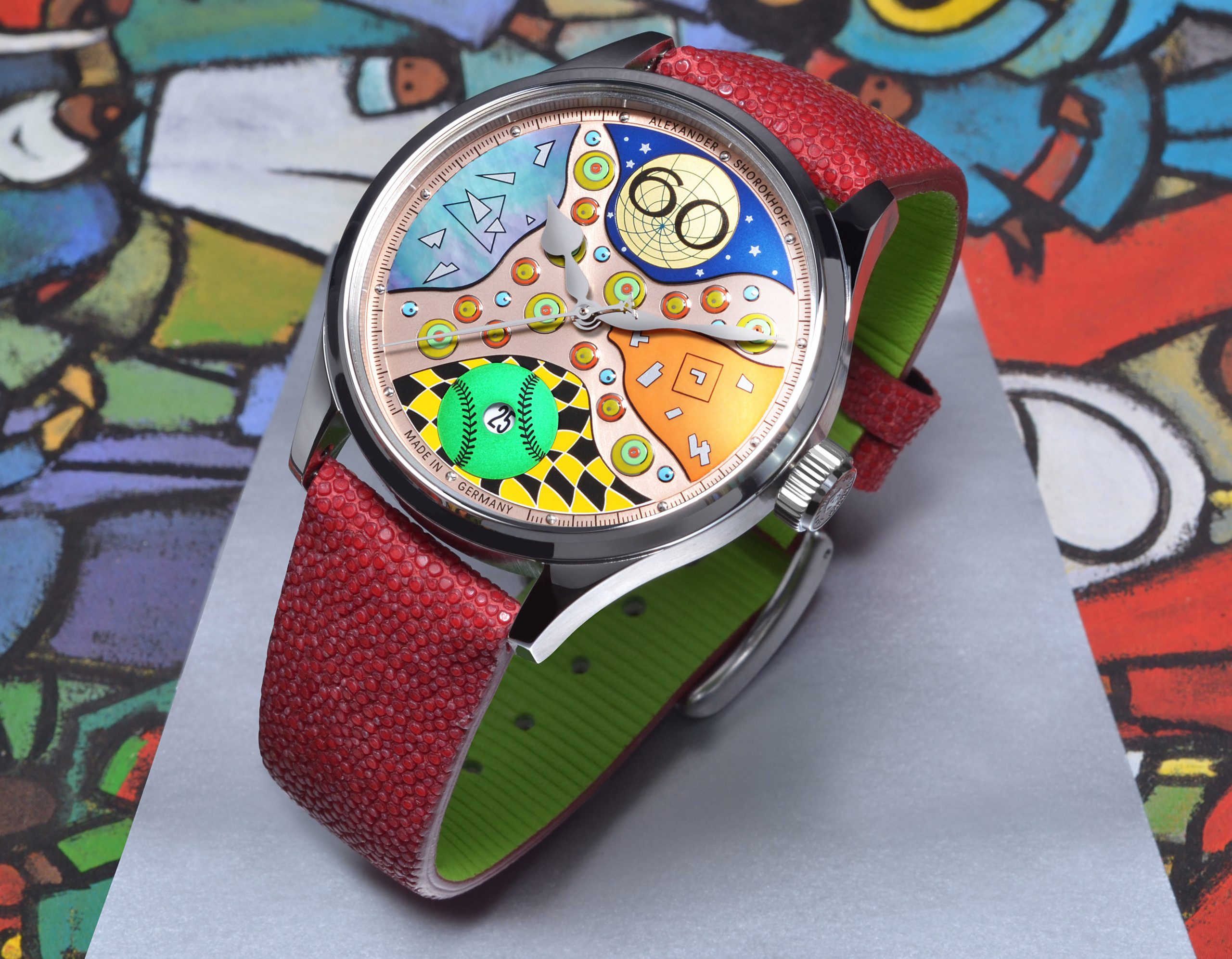 ALEXANDER SHOROKHOFF Crazy Balls Limited Edition 88pcs - Red Army Watches 