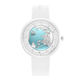 CIGA Design U-Series Blue Planet Ceramic Watch- Ice Age - Red Army Watches 