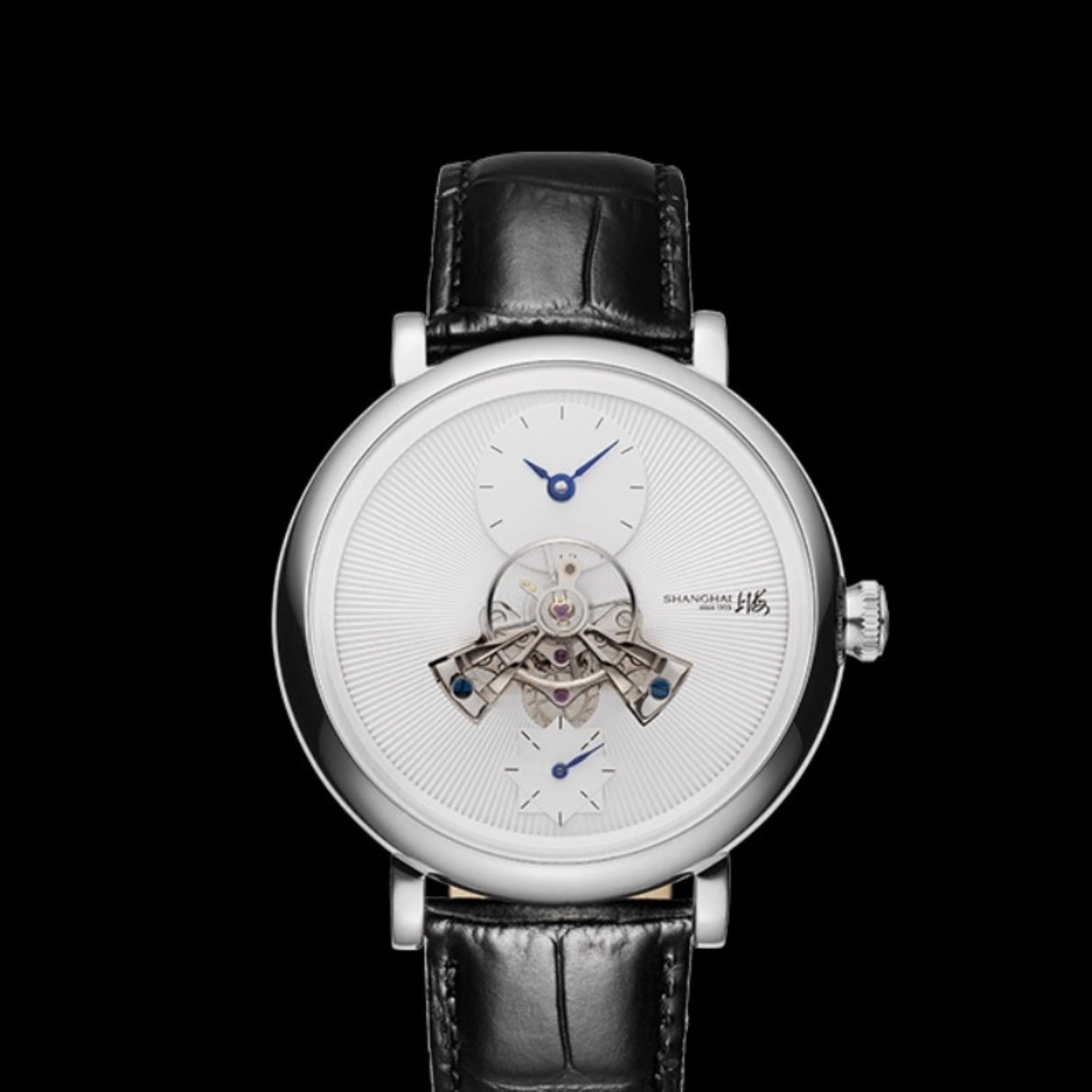 Shanghai Watch THE BUND Dome 3D dial with central Sky Wheel balance
