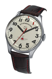 STURMANSKIE GAGARIN HERITAGE SILVER GREY 2609/3695123 - Red Army Watches 