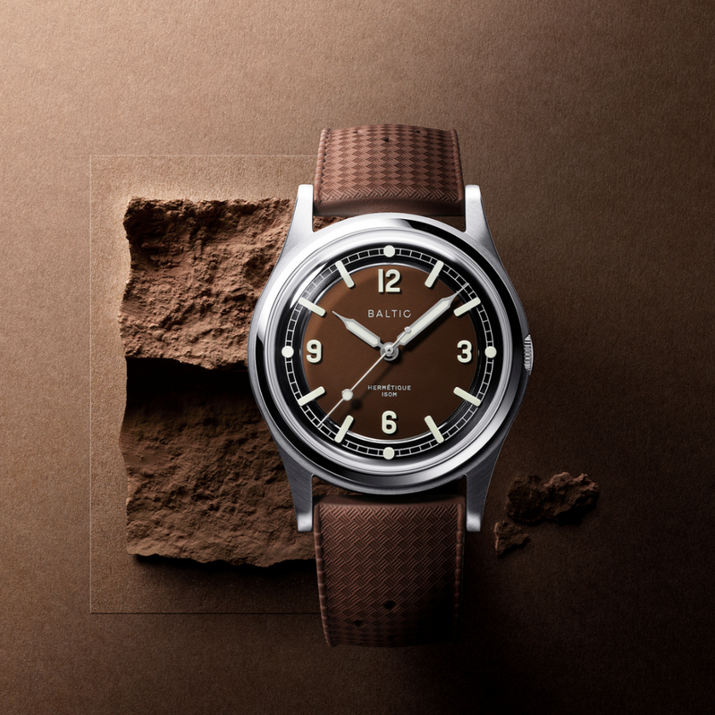 BALTIC HERMÉTIQUE TOURER BROWN - Red Army Watches 