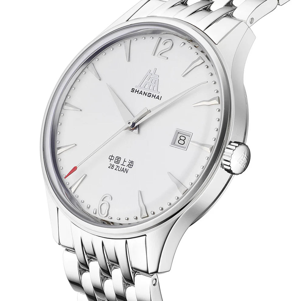 SHANGHAI PIONEER 39MM WATCH - BRACELET - Red Army Watches 