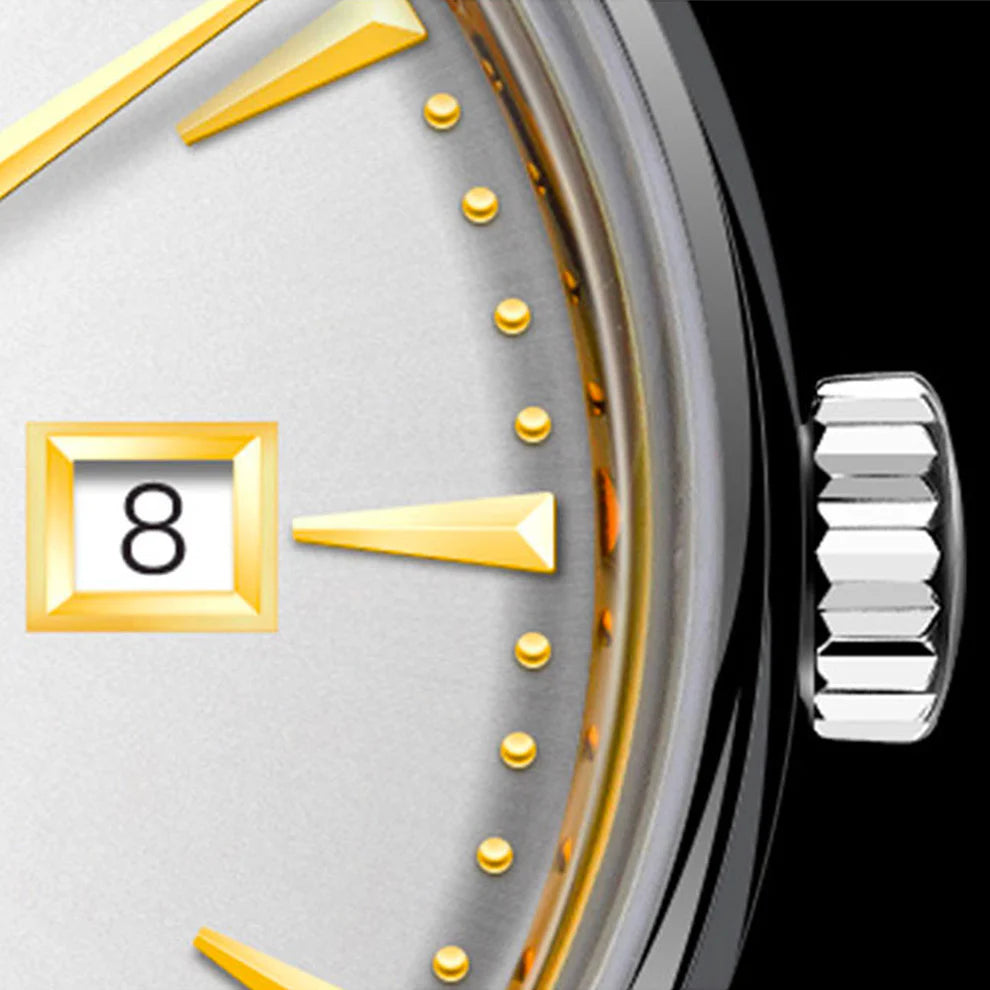 SHANGHAI PIONEER 39MM WATCH- WHITE DIAL & BROWN LEATHER - Red Army Watches 