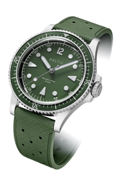 BALTIC AQUASCAPHE MK2 GREEN (CLASSIC GREEN RUBBER) - Red Army Watches 
