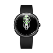 CIGA DESIGN TIME CIPHER CARBON WANDERING HOUR - Red Army Watches 