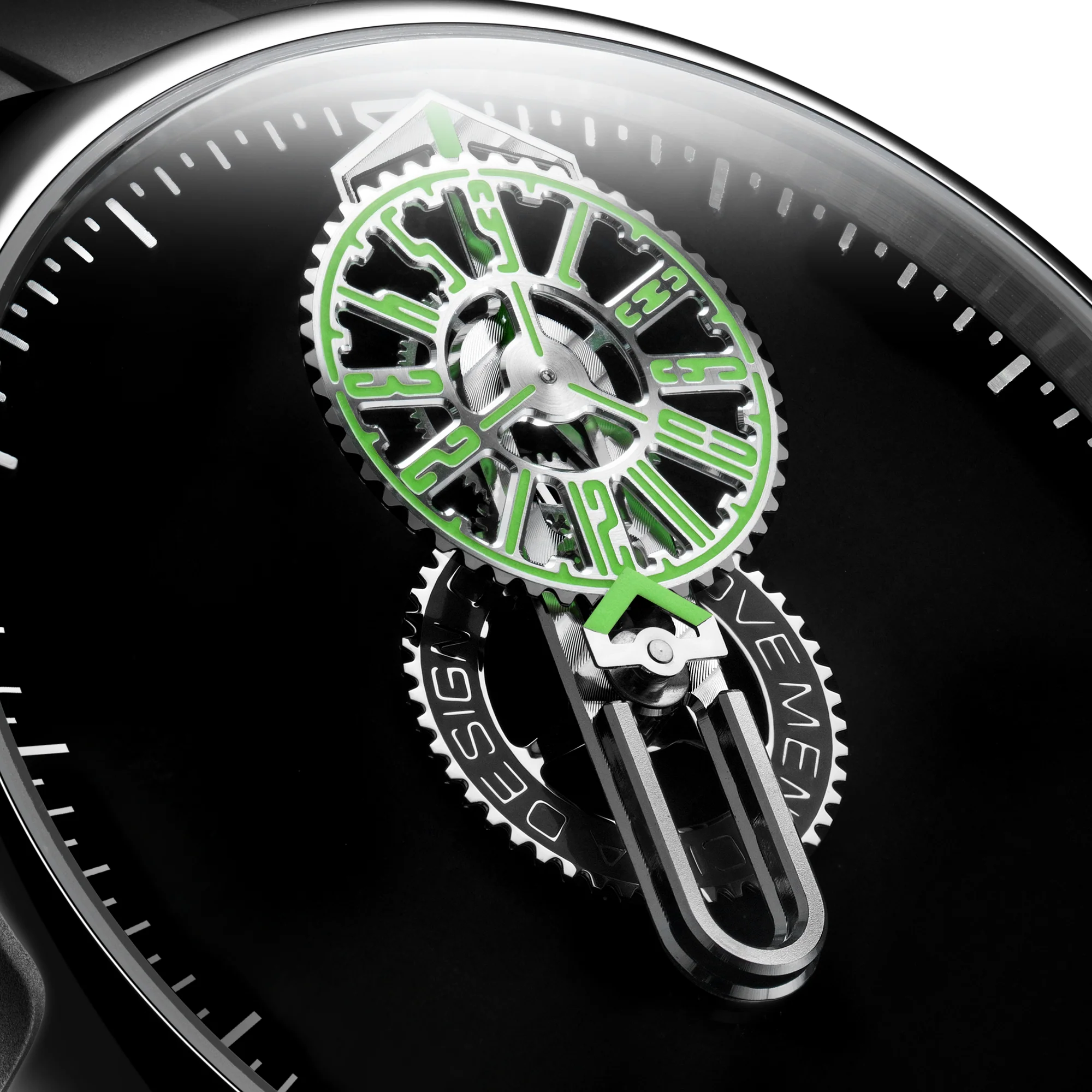 CIGA DESIGN TIME CIPHER SILVER WANDERING HOUR WATCH - Red Army Watches 