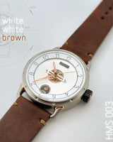 TIMELESS HMS 003 WHITE DIAL - Red Army Watches 