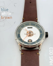 TIMELESS HMS 003 BLUE WHITE DIAL - Red Army Watches 