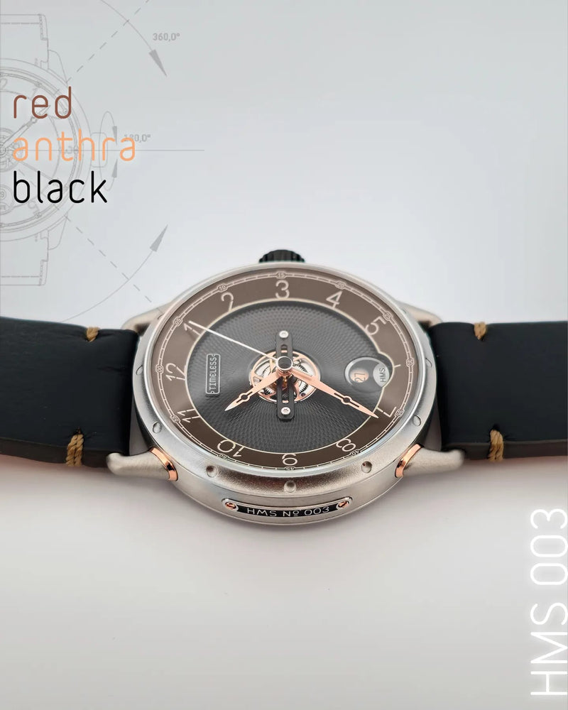 TIMELESS HMS 003 BROWN ANTRACITE DIAL - Red Army Watches 