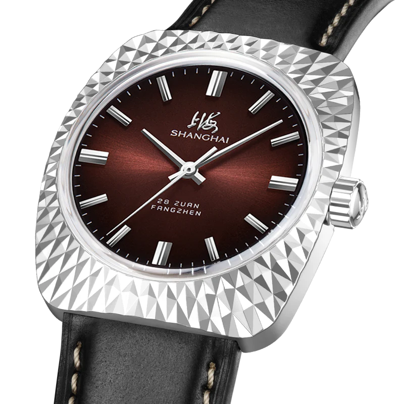 SHANGHAI ORIGINATE WATCH AESTHETE RETRO 7110 RED DIAL - Red Army Watches 