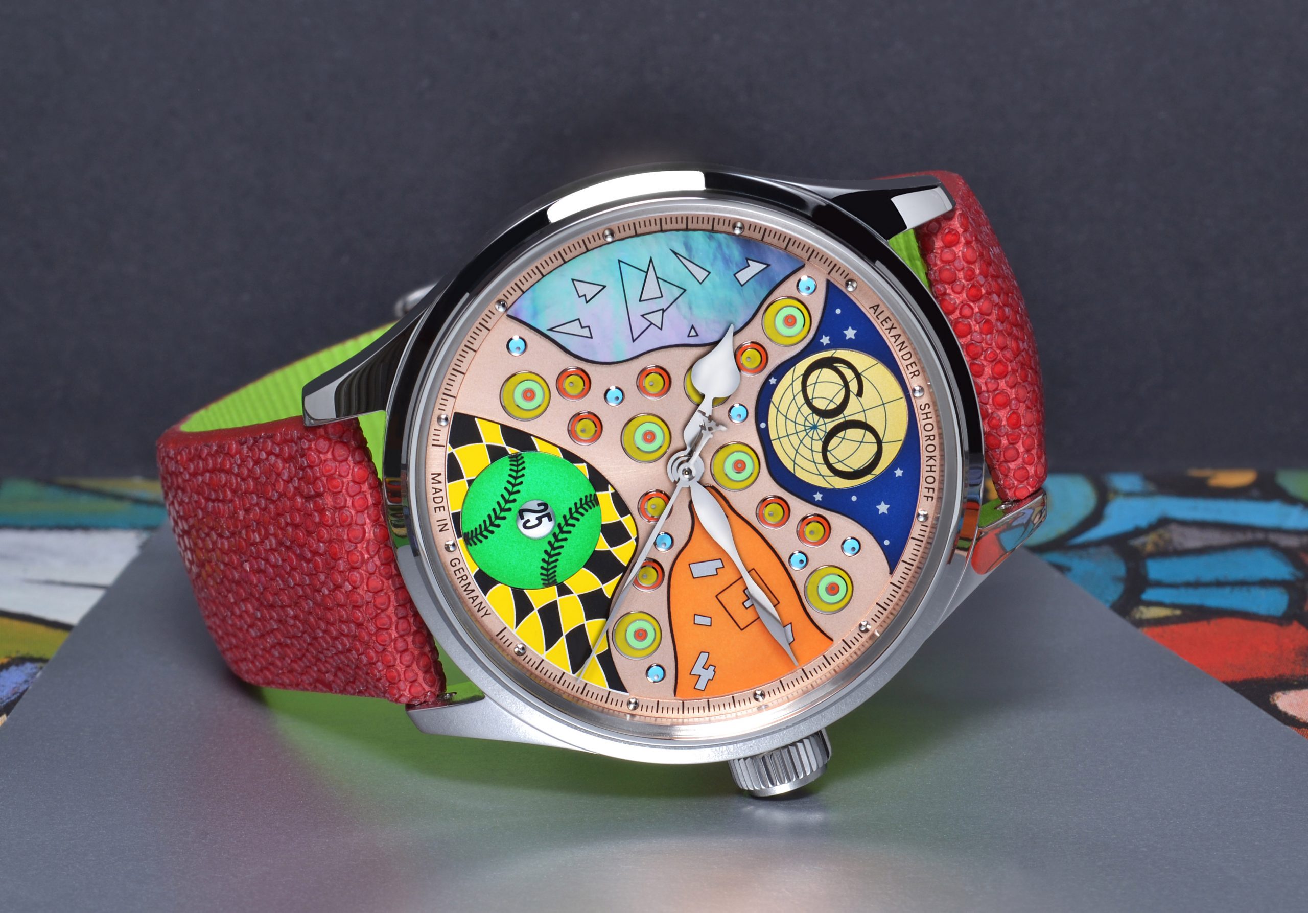ALEXANDER SHOROKHOFF Crazy Balls Limited Edition 88pcs - Red Army Watches 