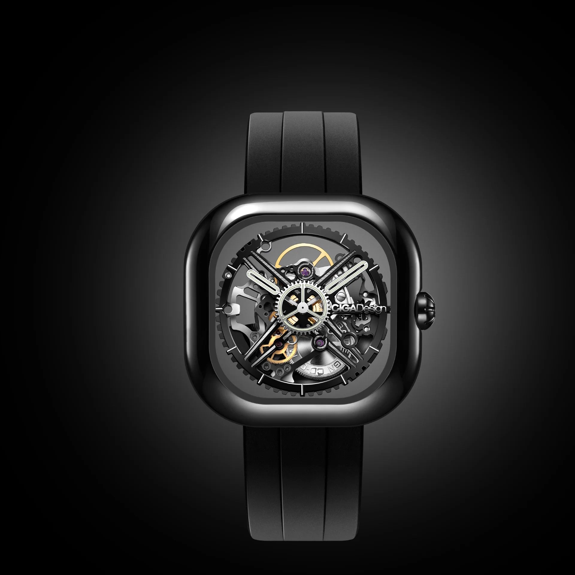 CIGA Design  Y Series · Eastern Jade - Black Mechanical Watch