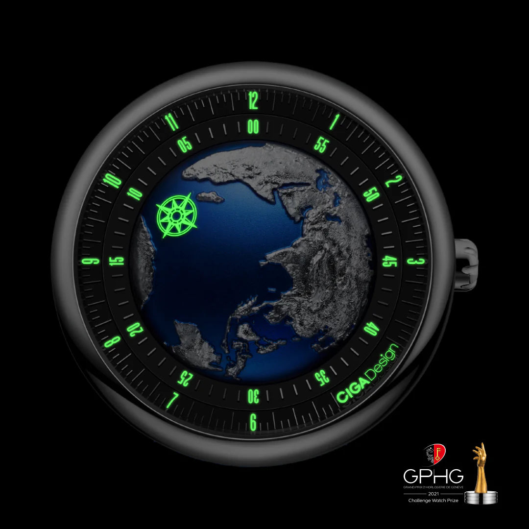 CIGA Design U-Series Blue Planet Stainless Steel II CIGA 43mm
