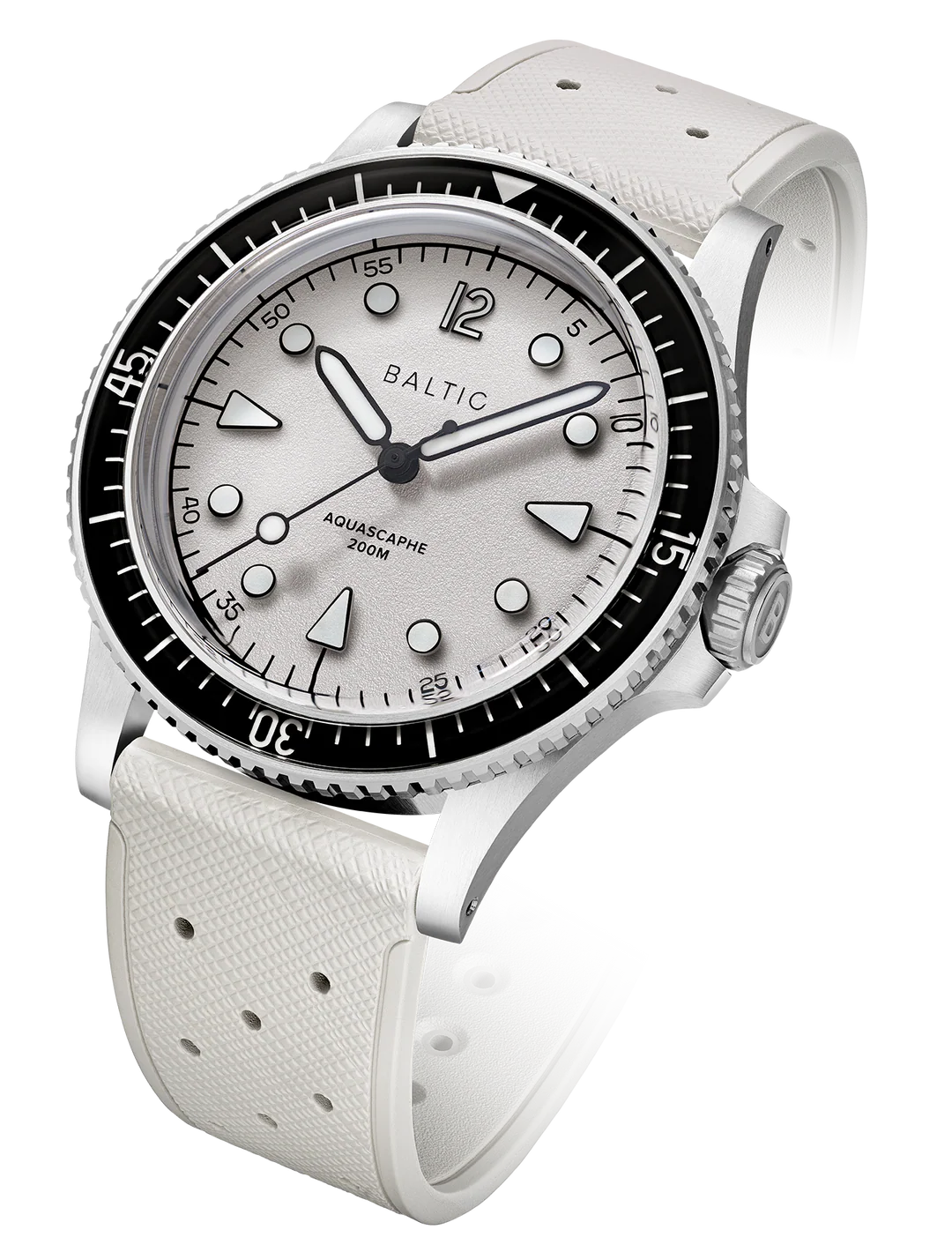 BALTIC AQUASCAPHE MK2 WARM SILVER (CLASSIC WARM SILVER RUBBER) - Red Army Watches 