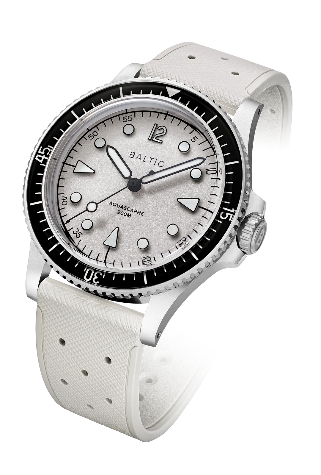 BALTIC AQUASCAPHE MK2 WARM SILVER (CLASSIC WARM SILVER RUBBER) - Red Army Watches 