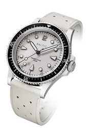 BALTIC AQUASCAPHE MK2 WARM SILVER (CLASSIC WARM SILVER RUBBER) - Red Army Watches 