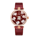 SHANGHAI WATCH MODERNE LADY MAGNOLIA BLOSSOM GOLDEN