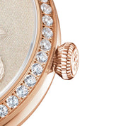 SHANGHAI MODERNE LADY MAGNOLIA WATCH BRODERIE GOLDEN 36MM - Red Army Watches 